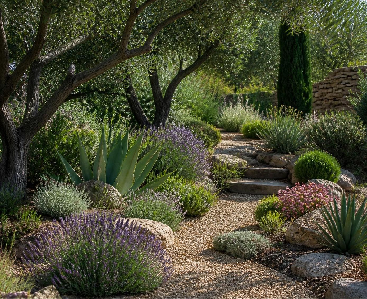découvrez comment créer un jardin sec avec des plantes résistantes, économes en eau et faciles à entretenir pour un espace naturel et durable.