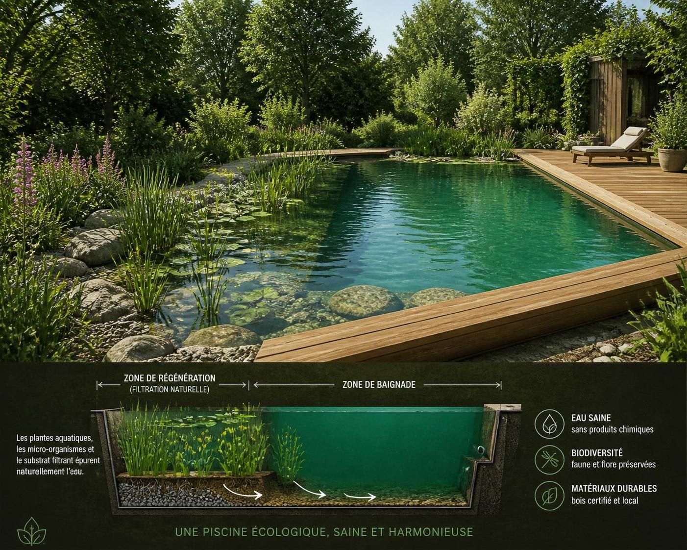 découvrez les avantages méconnus des piscines écologiques pour les particuliers : économies d'eau, respect de l'environnement et entretien simplifié.